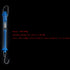 Spring Scale TAODAN, 5PCS 5 Sizes Scientific Plastic Transparent Tubular Spring Balance, Hanging Tube Spring Scale