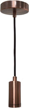 Royal Designs, Inc. Hanging Pendant Lighting, Keyless Cylinder-Shaped Pendant Light Socket and