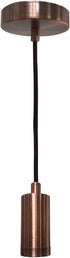 Royal Designs, Inc. Hanging Pendant Lighting, Keyless Cylinder-Shaped Pendant Light Socket and