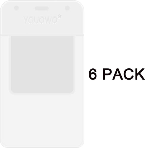 YOUOWO Clear Pocket Protectors, 6 Pack for Shirts, Lab Coats, Pants - Multi Purpose for Pen Leaks