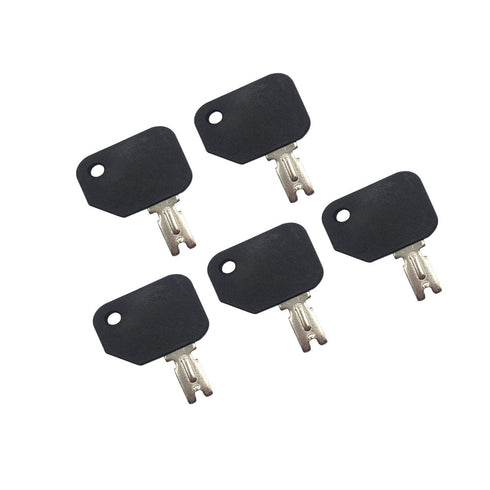 5 PCS Black Push Button Forklift Key - 186304 166 1430