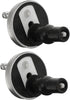 ARTIBETTER Toilet Seat Hinges Replacement Kit with Quick Release Fixings and Bolts