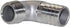 Beduan Stainless Steel Elbow 3/4" Hose Barb x 1/2" Male NPT Home Brew Pipe Fitting