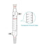 StonyLab Borosilicate Glass Graham Condenser, 200mm Jacket Length, 24/40 Joint Lab Glass
