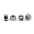 Yeebyee 5/16"-18 Locknuts,100pcs/pack (5/16"-18-100pcs) Nylon Insert Hex Lock Nuts,Carbon Steel White Zinc Plated, Hex