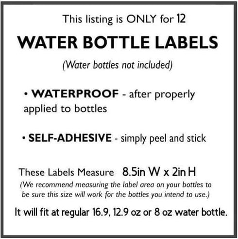 Set 12 I Tested Positive But Not for Covid | I'm Pregnant| Pregnancy Reveal Party Water Bottle Labels |