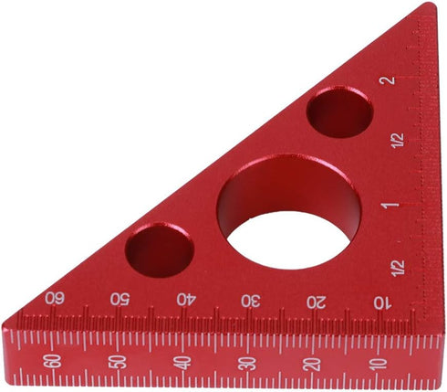 Carpenter Ruler, Aluminum Alloy Right Angle Ruler for Woodworking Measuring Tool for Roofers and Builders