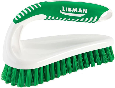Libman Scrub Brush Kit Three Durable Brushes for Grout, Tile, Bathroom, Kitchen, Family Made in the USA