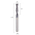 SpeTool 5Pcs 2-Flute Square Nose Carbide End Mill, 1/8 Inch Router Bit with 1/8 inch Shank, CNC Machine Tools, TiAlN