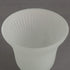 2 Pack 2-1/8-Inch G0016 Frosted Ribbed Glass Shade, Bell Shaped Light Fixture Replacement Globe or Cover with Fitter