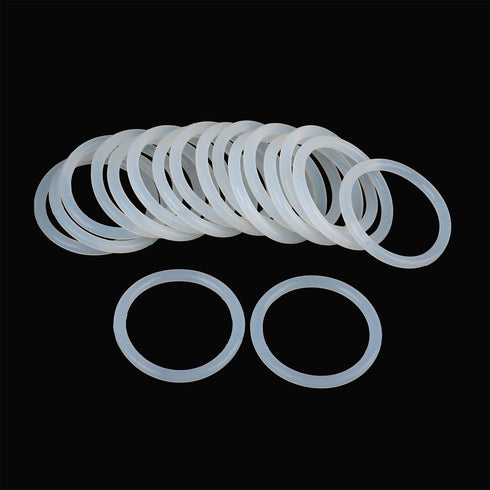 X AUTOHAUX Silicone O-Rings, VMQ Seal Gasket 42mm OD 34mm ID 4mm Width for Compressor Valves Pipe Repair, Pack of 20