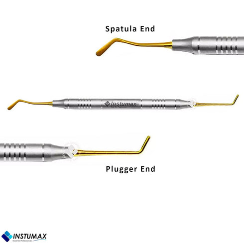 Set Dental Composite Resin Filling - Spatula & Plugger, Ball Burnisher, Condensa Silicone, Heidemann Spatulas, Amalgam