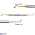 Set Dental Composite Resin Filling - Spatula & Plugger, Ball Burnisher, Condensa Silicone, Heidemann Spatulas, Amalgam