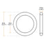 uxcell Silicone O-Rings, 8mm OD 5mm ID 1.5mm Width VMQ Seal Gasket for Pipe Repair, White, Pack of 100