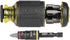 Klein Tools 32931 3-in-1 Impact Socket Set: Flip Socket with 2 SAE Hex Driver Sizes and 1/4-Inch Bit Holding Feature.