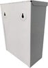 Sanitary Napkin Receptacle, Surface Mount Steel, Measures 7 ½ “ w x 9 3/4 “ H x 4” D, White