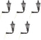 Healifty Elegant European DIY Decorative Wall Sconce Miniature Porch Light Model Lamp