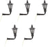 Healifty Elegant European DIY Decorative Wall Sconce Miniature Porch Light Model Lamp