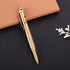 SMOOTHERPRO Solid Brass Bolt Action Pen, Heavy Duty for Gift Business Office EDC Pocket Color Natural