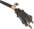 Woods 2611 8-Foot 3-Prong Indoor Extension Cord with 3 Outlets, Black