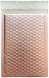 ProLine Matte Metallic Rose Gold Bubble Mailers, 6x10 Inch Self Seal Padded Envelopes (25)