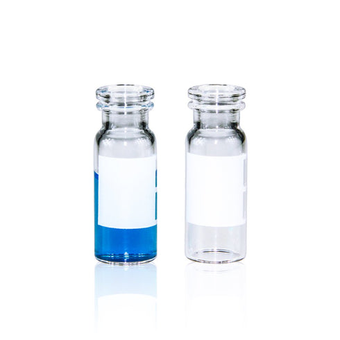 2 ml Autosampler Vials, 11 mm Snap Top with Label, Clear Glass, 100 pcs/pk.