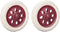 uxcell Shopping Cart Wheel Replacement 6.5 Inch Dia Rubber Foaming Wind Red