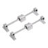 uxcell Linear Motion Rod Shaft Guide Set, 2pcs 8mm x 200mm with 2pcs SCS8UU Bearing Block & 4pcs Shaft Support