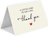 50 Pack 350GSM | Thank You Gifts | Thank You Cards with Envelopes | Small & Baby Shower & Wedding Thank You Cards |