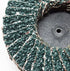 Benchmark Abrasives 2" Quick Change Zirconia Flap Disc Grinding Wheel with Male R-Type Back Design for Cleaning Finishing Deburring of Irregular Surfaces (Pack of 10) - 40 Grit