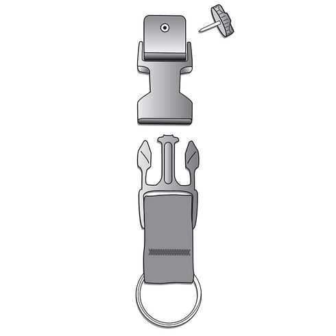 Gear Keeper Side Release with Split Ring Accessory Add-A-Clip - AC0-1003 - Made in The USA
