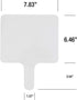 Dry Erase Answer Paddle - White Board, Double Sided (1 Pack, 7.83 Inches X 6.46 Inches) by GSM Brands