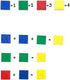 Set 400 EAI Education Color Tiles: Plastic - of in a Jar