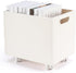 Rolling File Organizer with Wheels, Stackable Storage File Boxes, Portable Letter/Legal Size