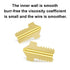 Aokin 16 Pcs 3D Printer Brass Nozzles - Extruder Nozzles for E3D V5 V6, 0.2mm to 1.0mm for 1.75mm Filament
