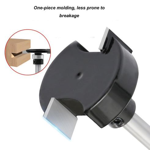 1/4" (3/8" Top Bearing Slot Cutter Router Bit with Shank Rabbet Router Bit Height )