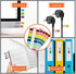 Sticky Tabs for Books, Notebooks & Documents, Eco-Friendly Index Tabs, Self Adhesive & Waterproof, 1248 Transparent