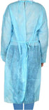 Dealmed Blue Isolation Gown – 10 Count Disposable Medical Gowns, Latex-Free for Hospitals