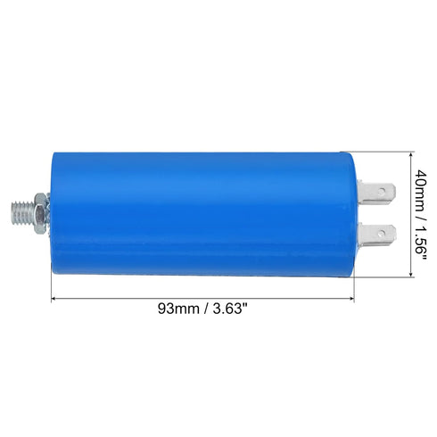 PATIKIL CBB60 30uf Running Capacitor,1Pcs AC 250V 4Pins 50/60Hz Cylinder Bottom with Screw 93 x 40mm for Washing Machine,Cleaning Machine Motor Star
