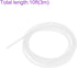 DMiotech 2mm ID 3mm OD 10 Feet Clear Silicone Tube, Industrial Tubing for Water Air Pump