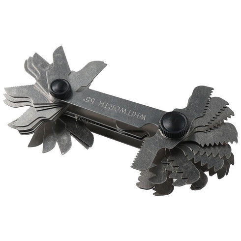 Stainless Steel Metric & Imperial Screw Gauge, Thread Pitch Gauge for Industrial Measurement, Multi-Purpose Tool