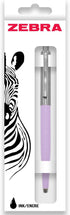 Zebra Pen 901 Retractable Ballpoint Pen, Pack of 3, Medium Point 1.0mm Nib, Black Ink, Deep Pink & Pastel Colors