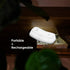 DesignNest 2 On-Off lamp, Easy Switch LED Night Light, Gravity Sensor, Light Levels, USB, Portable Rechargeable Bedside