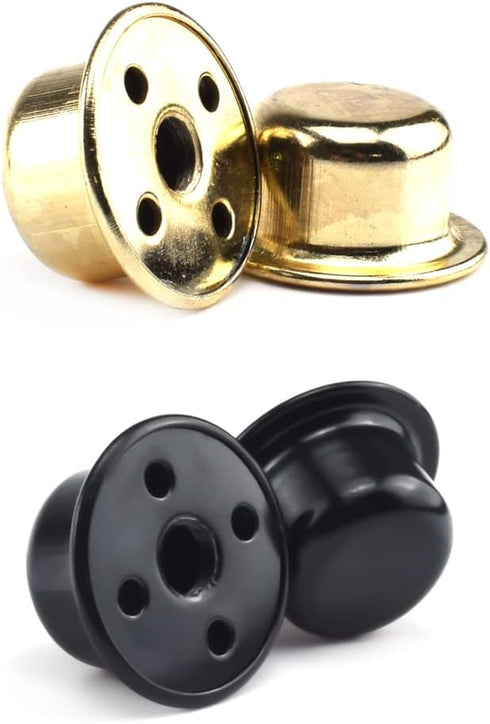 MARRTEUM 1/2 Inch Tall Hollow Lamp Finial Knob Caps Finial Lamp Tops Tapped