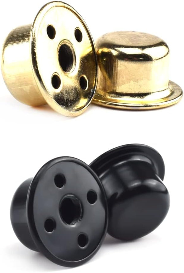 MARRTEUM 1/2 Inch Tall Hollow Lamp Finial Knob Caps Finial Lamp Tops Tapped