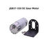 RNUDBLSK 6V12V JGB37-550 37mm Model(9rpm) DC Gear Motor with Bracket Metal Gear Low Speed Large for Smart Car/Robot/Toy