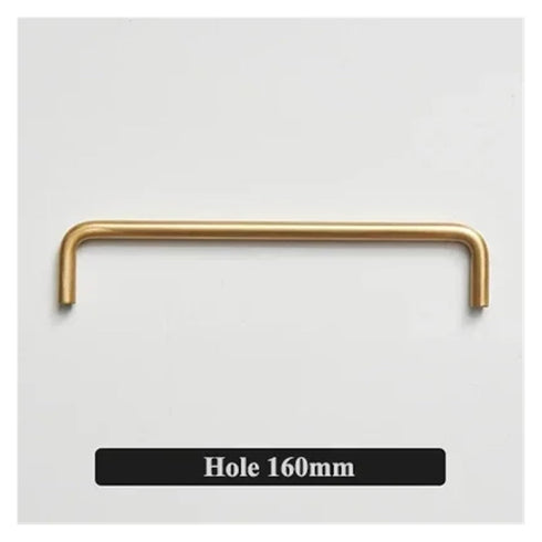 Generic 2.52"-15.74" Cabinet(C-3254-160) Minimalism Gold Long Furniture Handles Wardrobe Kitchen Cupboard Cloakroom