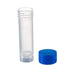 Eowpower 50pcs 5ml Plastic Graduated Vial Storage Test Tubes with Screw Caps