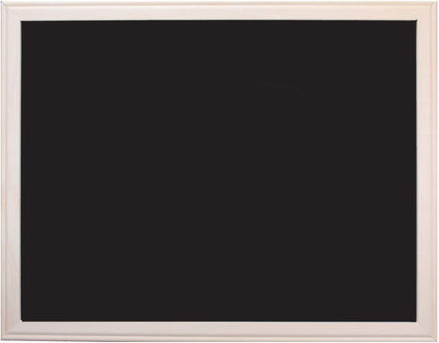Flipside Products 24" x 36" Wood Framed Black Dry Erase Board, Hangable for Classroom, Home, Office