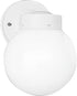 Progress Lighting P5604-30 Powder-Coated Finish White 6 Inch Glass Globe, White